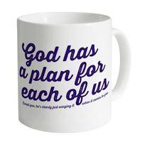 god has a plan mug