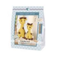 go handmade toy crochet kit julia lotta the giraffes