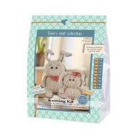 Go Handmade Toy Knitting Kit Laura & Andy the Rabbits