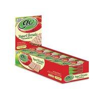 goahead yogurt biscuit bar strawberry ref a07455 pack 24