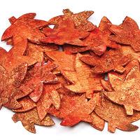 Gold Bark Leaf Shapes (Pack of 40)