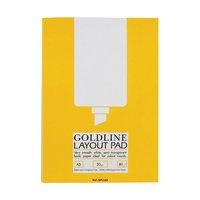 Goldline Layout Pad Bank Paper 50gsm 80 Pages A3 Ref GPL1A3Z