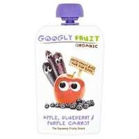 Googly Fruit Apple, Bluberry & Purple Carrot Squeezy