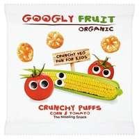 googly fruit crunchy puffs tomato