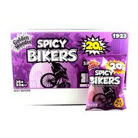 golden wonder spicy bikers spicy flavour corn snacks 22g x 36