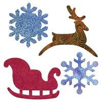 GO! Sleigh and Snowflakes 378672