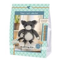 Go Handmade Knitting Kit - Cat & Mouse, Simon & Mats - 20 cm & 4, 5 cm 384778