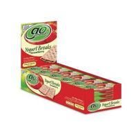 GoAhead Yogurt Biscuit Bar Strawberry Ref A07455 Pack 24 A07455