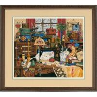 Gold Counted Cross Stitch Maggie The Messmaker by Dimensions 375094