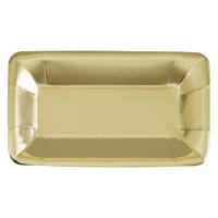 Gold Serving Platters - Rectangular