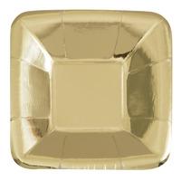 Gold Serving Platters - Square