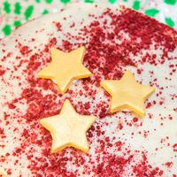 gold stars sugarcraft toppers