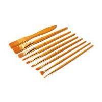 Golden Taklon Brush Set 10 Pack