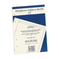 Goldine A5 Telephone Address Book Refill GA5R