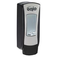 gojo adx 12 manual hand wash dispenser chrome and black 888 06