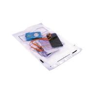 GoSecure Extra Strong 240x320mm Clear Polythene Envelope Pack of 100