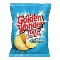 Golden Wonder Salt and Vinegar Crisps Pack 32 121303