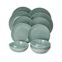 Gordon Ramsay Maze Teal 12 pce Dinnerset