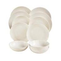 Gordon Ramsay Maze White 12 pc Dinnerset