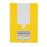 Goldline (A4) Marker Pad Bleedproof 70gsm 100 Pages (White)