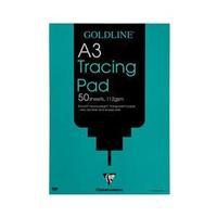 Goldline Heavyweight Tracing Pad 112gsm 50 Sheets A3 Ref GPT3A3Z