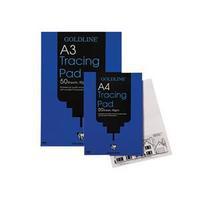 Goldline Professional Tracing Pad 90gsm 50 Sheets A4 Ref GPT1A4Z