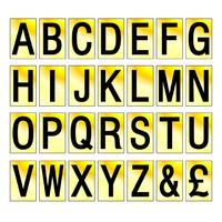 Gold Stick On Letters and Symbol...