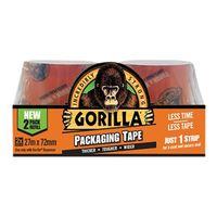 Gorilla Packaging Tape 72mm x 27m Refill Pack of 2