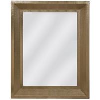 Gold Faux Lizard Skin Beveled Wall Mirror (Set of 2)