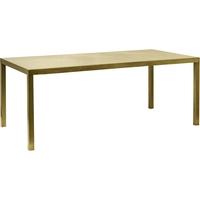 Golden Metal Large Dining Table