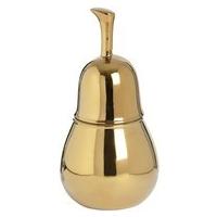 gold pear shaped trinket box