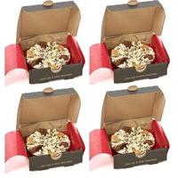 gourmet chocolate mini 4 pizza crunchy munchy chocolate pizzas set of  ...