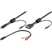 Goobay DVI to HDMI with audio cable (2m)