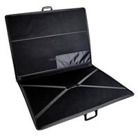 Goldline ZPC-A1Z Portfolio Polypropylene with Interior Pocket Elastic Straps and Zip, A1 Size - Black