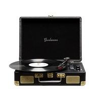 Goodmans Ealing | Portable Suitcase Turntable Black