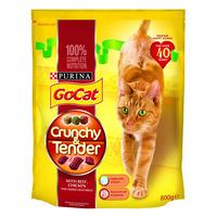 Go-Cat Dry Cat Food Crunchy and Tender Beef and Chicken 800g