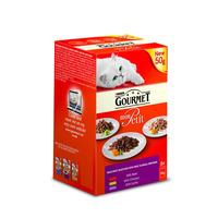 Gourmet Mon Petit Pouch Cat Food Lamb in Gravy 6 x 50g
