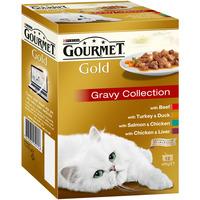 Gourmet Gold Cat Food Gravy Collection Multipack 12 x 85g