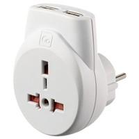 Go Travel Continental USB Adaptor (Visitor - Europe)