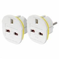 Go Travel 2 Continental Adaptors (UK - Europe)