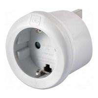 Go Travel Europe - UK Earthed Adaptor