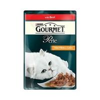 Gourmet Perle Cat Food - Grilled Beef Wet - 24 x 85g Pouches