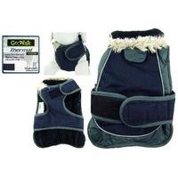 gowalk thermal extreme dog coat 12inch navy