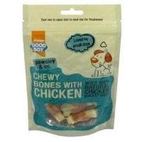 Good Boy Pawsley & Co Chewy Mini Bones With Chicken 80g (Pack of 10)