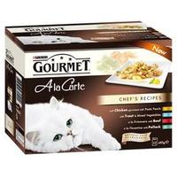 Gourmet Pouch A La Carte Recipes Cat Food 85g 12 Pack