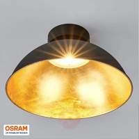 Golden-black ceiling lamp Stacy with OSRAM LEDs