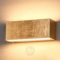 Gold-coloured LED wall lamp Quentin