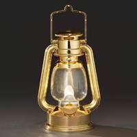 Golden LED decorative lantern, battery-operated