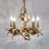 Golden designer chandelier Buono