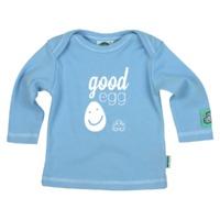 GOOD EGG SKY BABIES FAIRTRADE LONG SLEEVE T SHIRT ENVELOPE NECK